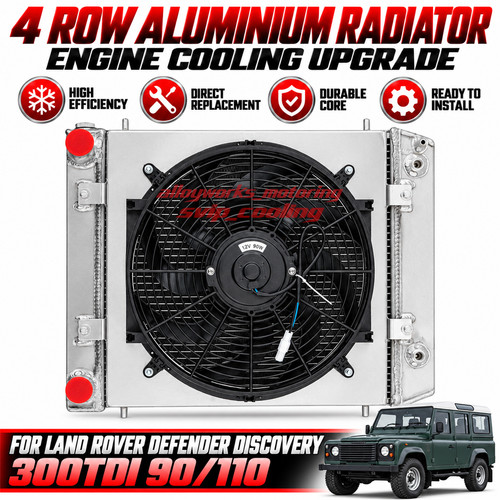 Row radiator fit land rover - radiator,