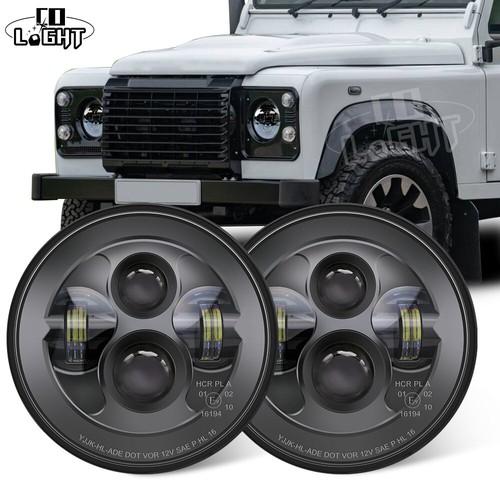Pair led headlights e - led,