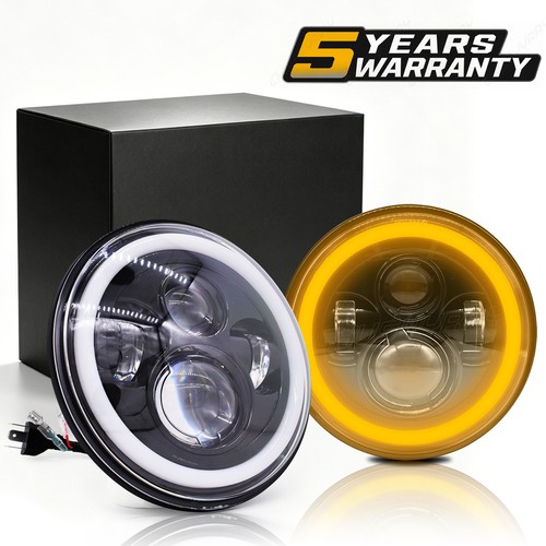Pair led headlights e - 7",