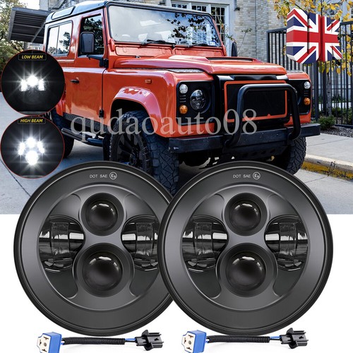 Pair led headlights e - led,