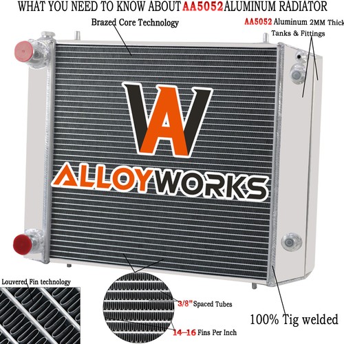 Row radiator aluminum for - 3,