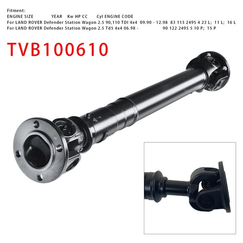 Front propshaft tvb100610 for - propshaft,