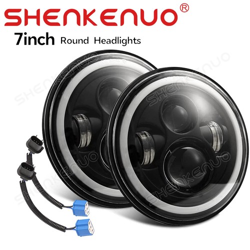 Pair led headlights e - led,