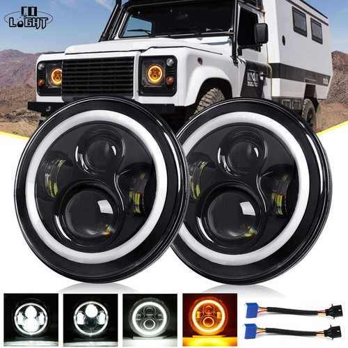 Pair led headlights e - 7",