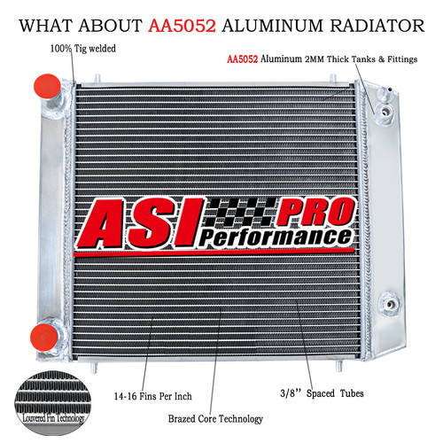 Rows radiator aluminum for - rows,