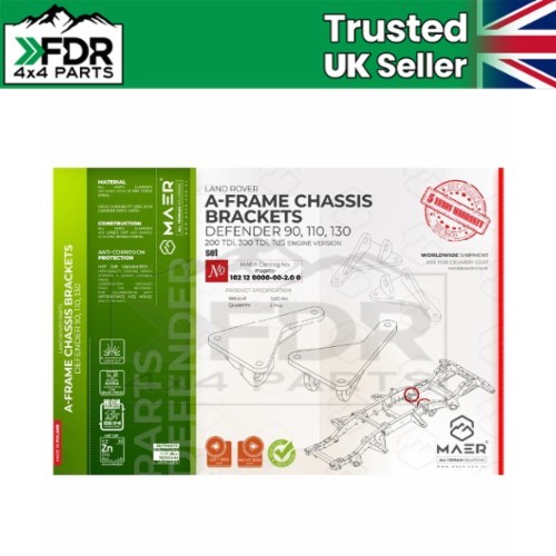 Frame chassis brackets for - chassis,