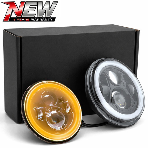 Pair led headlights e - pair, 7"