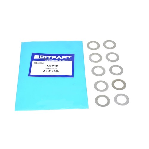 Aluminium sump plug - plug, washer