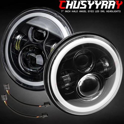 Pair led headlights e - headlights,