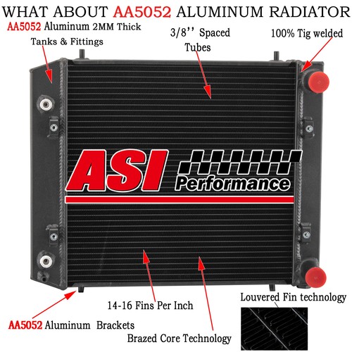 Row radiator for - for, rover